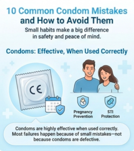 Top 10 Common Condom Mistakes That Can Reduce Their Effectiveness
