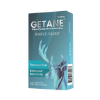 GETANE® For Him™ Ultra Thin Condoms 10-Count Deluxe Pack