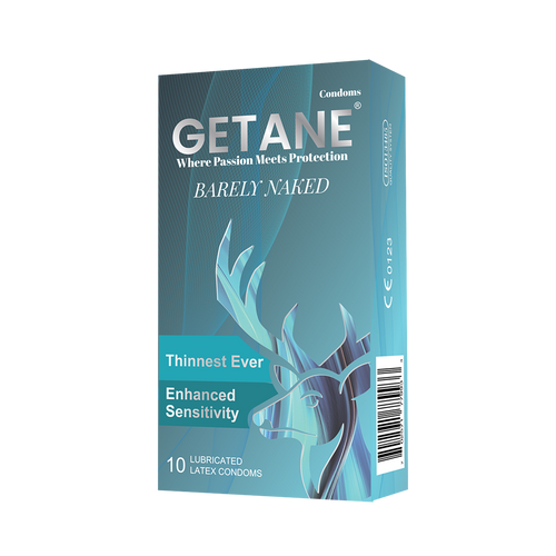 GETANE® For Him™ Ultra Thin Condoms 10-Count Deluxe Pack