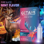 GETANE® For Him™ Fire & Ice Mint Flavor Condoms 10-Count Deluxe Pack