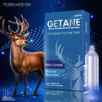 GETANE® For Him™ Extra Dotted Condoms 10-Count Deluxe Pack