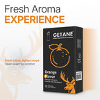 GETANE® For Him™ Orange Flavor Condoms 12-Count Premium Pack