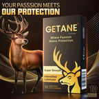 GETANE® For Him™ Extra Lubricated Condoms 10-Count Deluxe Pack