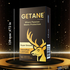 GETANE® For Him™ Extra Lubricated Condoms 10-Count Deluxe Pack